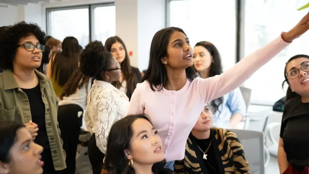 Girls Who Code students